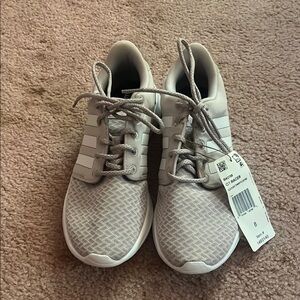 NWT Adidas Light Gray Athletic Shoes